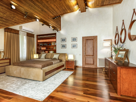 Дизайн интерьера загородного дома в Краснодаре "Дом в стиле шале"