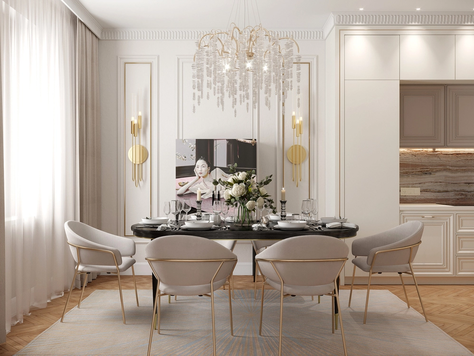 Дизайн интерьера четырехкомнатной квартиры в Краснодаре "Двухуровневая квартира в историческом доме"