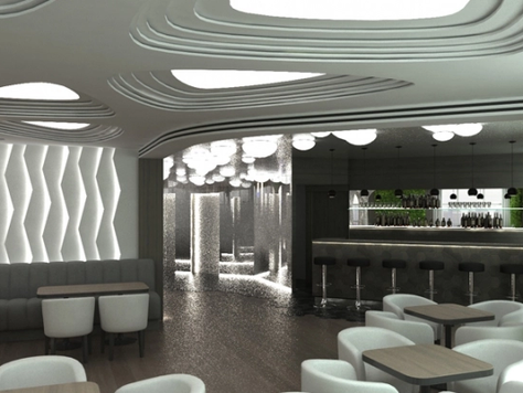 Дизайн интерьера общественной архитектуры в Краснодаре "Панорамный ресторан"