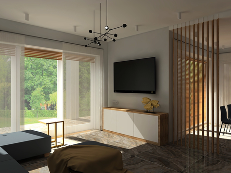 Дизайн интерьера коттеджа в Краснодаре "Дом"