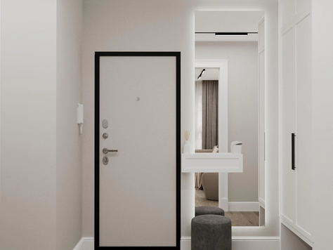 Дизайн интерьера квартир в Краснодаре "Квартира 54 м^2 в Анапе"