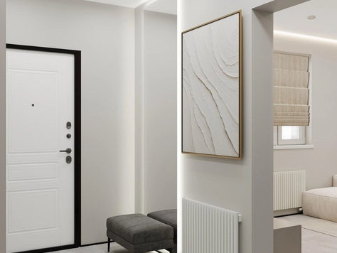 Дизайн интерьера в Краснодаре "Первый этаж дома в Москве 50 м^2"