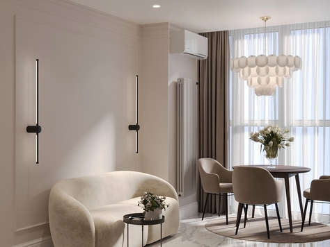 Дизайн интерьера кухни в Краснодаре "Quiet Luxury Residence/Резиденция тихой роскоши"