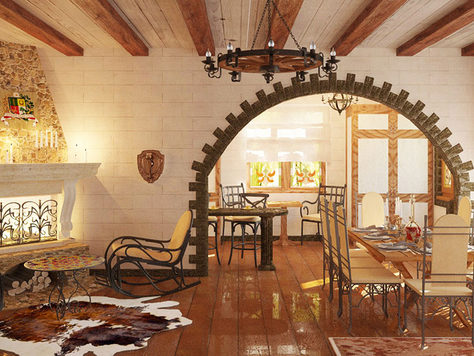 Дизайн интерьера в Краснодаре "Дизайн-проект "Замок рыцаря""