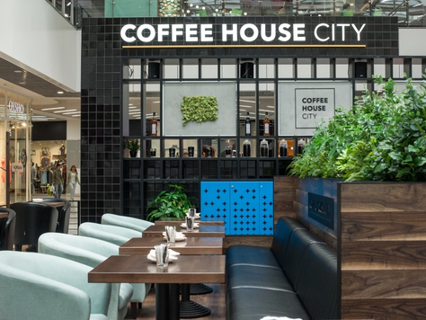 Дизайн интерьера кафе в Краснодаре "Coffe house city"